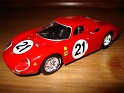 1:43 - IXO (Altaya) - Ferrari - 250 LM - 1965 - Red - Competition - 24H LeMans 1965 #21 - 0